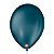 Balão de Festa Látex Liso - Azul Petróleo - 50 Unidades - Balões São Roque - Imagem 1
