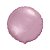 Balão de Festa Metalizado 20" 50cm - Redondo Rosa Pastel - 01 Unidade - Flexmetal - Rizzo Balões - Imagem 1