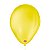 Balão de Festa Látex Liso - Amarelo Sol - 50 Unidades - Balões São Roque - Imagem 1