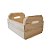 Caixote de Madeira Crú para Box de Luxo 28,5x22,5x17,5cm - 01 Unidade - Rizzo Balões - Imagem 1