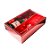 Caixa Mini Champanhe e Taça (20,5cm x 13cm x 6cm) Vermelha 5 unidades Assk Rizzo Embalagens - Imagem 1