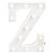 Letra LED Decoração Festa - Z - 01 unidade - Rizzo Balões - Imagem 1