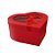 Kit Caixa Papel Rígido Coração Vermelho Tampa com Visor - 03 Unidades - Rizzo - Imagem 1
