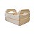 Caixote de Madeira Crú 29x21x16cm - 01 Unidade - Rizzo - Imagem 1