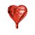 Kit Balão de Festa Microfoil Coração Vermelho - 9" - 50 Unidades - Rizzo - Imagem 3