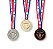 Medalha em metal fundido com fita REMAX 67mm - Imagem 1