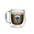 Caneca de Vidro Parede Dupla de 250ml RE/MAX - Imagem 2