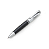 Caneta em metal brilhante e couro sintetico - LÍBERO - ER133B - Imagem 2