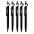 Caneta Plástica Touch com Suporte - LÍBERO - Pack com 5pçs - 13499B - Imagem 1