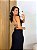 Vestido Canelado Costas Abertas Daiane Preto - Imagem 4