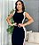 Vestido Midi Donna Cor Preto - Imagem 5