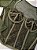 Cropped Rendado Com Tule Cor Verde Militar - Imagem 3