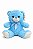 Ursinho de Pelúcia Azul 30cm Super Macio Presente Infantil Decoração Quarto - Imagem 2
