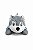 Cachorrinho de Pelúcia 40cm Deitado Husky Fofo Infantil 100% Poliéster - Imagem 2