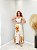 Vestido Longo Floral em Viscose com Fenda Claro - Imagem 3