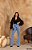 Calça Jeans Flare Bootcut Jeans com Lycra Clara - Imagem 1