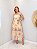 Vestido Midi em Musseline Floral com Bojo e Alças Ajustáveis - Imagem 4