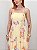 Vestido Midi em Musseline Floral com Bojo e Alças Ajustáveis - Imagem 3