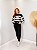 Blusa Tricô Listrada com Ursinho - Imagem 3