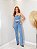 Calça Jeans Flare Premium Strass com Lycra - Imagem 1