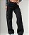 Calça Jeans Cargo Wide Leg Black Premium - Imagem 3