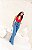 Calça Jeans Wide Leg Destroy Premium 100% Jeans - Imagem 1