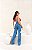 Calça Jeans Wide Leg Destroy Premium 100% Jeans - Imagem 2