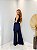 Conjunto Feminino Malha Canelada Wave – Azul Marinho - Imagem 3