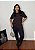 Blusa Feminina Plus Size Assimétrica com Renda - Imagem 2