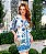 Vestido Curto Estampado em Fluity com Top Interno em Poliamida - Imagem 1