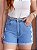 Short Jeans Vintage Destroy com Cinto - Imagem 1