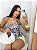Conjunto Feminino em Bengaline com Cropped de Bojo - Imagem 1