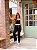 Conjunto Moletinho Bicolor Cropped e Calça - Imagem 4