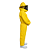 Macacão Para Apicultura 100% Antiferroadas De Malha Cross - Amarelo - Imagem 2