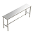 Mesa Plana Total Inox para Manipulação e Envase de Mel – Modelo SMP-194 (1,90 x 0,40 x 0,80 m) - Imagem 1