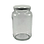 15 Potes de Vidro 600ml com Tampa Branca – Ideal para Embalar Mel, Geleias e Conservas - Imagem 3