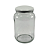 15 Potes de Vidro 600ml com Tampa Branca – Ideal para Embalar Mel, Geleias e Conservas - Imagem 2