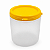 Pote Plástico 680ml / 1kg Para Embalar Mel Com Tampa Lacre - Imagem 1