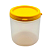 Pote Plástico 680ml / 1kg Para Embalar Mel Com Tampa Lacre - Imagem 1