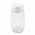 Bisnaga De Plástico 215ml /300g Invertida Para Embalar Mel De - Tampa Branca - Imagem 1