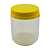 Pote 720ml / 1Kg Plástico Fosco Com Tampa Rosca - Imagem 1