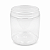 Pote 370ml /500g Plástico Transparente Com Tampa Lacre - Tampa Amarela - Imagem 2
