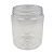 Pote 700ml / 1kg Transparente com Tampa Rosca e Lacre Amarela – Para Embalagem de Mel - Imagem 2