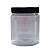 Pote Transparente Com Tampa Rosca Preta/Lacre 700ml / 1kg de Mel - Imagem 2