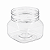 Pote 180ml / 250g Quadrado Transparente com Tampa Rosca Amarela – Ideal para Embalagem de Mel - Imagem 2