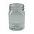 Pote 350ml / 500g Quadrado Transparente com Tampa Rosca Preta – Ideal para Embalagem de Mel - Imagem 3