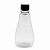Bisnaga 250ml / 350g Cristal Pet Para Embalar Mel - Tampa Preta - Imagem 1