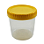Pote 360ml / 500g Transparente com Tampa Rosca – Para Mel e Produtos de Alta Viscosidade - Imagem 1