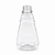 Bisnaga 250ml / 350g Transparente Shortneck De Pet Para Embalar Mel - Tampa Amarela - Imagem 2