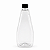 Bisnaga 750ml / 1Kg Cristal Pet Para Embalar Mel - Tampa Preta - Imagem 1